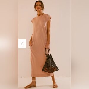 Free People Pink Maxi Dress